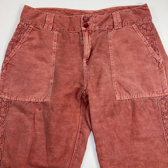 Sundance Women's Straight Leg Pants in Dusty Rose - Picture 4 of 12